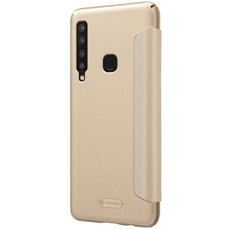 Чохол-книжка NILLKIN Sparkle Series для Samsung Galaxy A9 2018 (A920) - Gold: фото 3 з 13