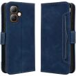 Чехол-книжка с карманами Deexe Wallet Stand для Infinix Smart 20 - Blue (411201L)