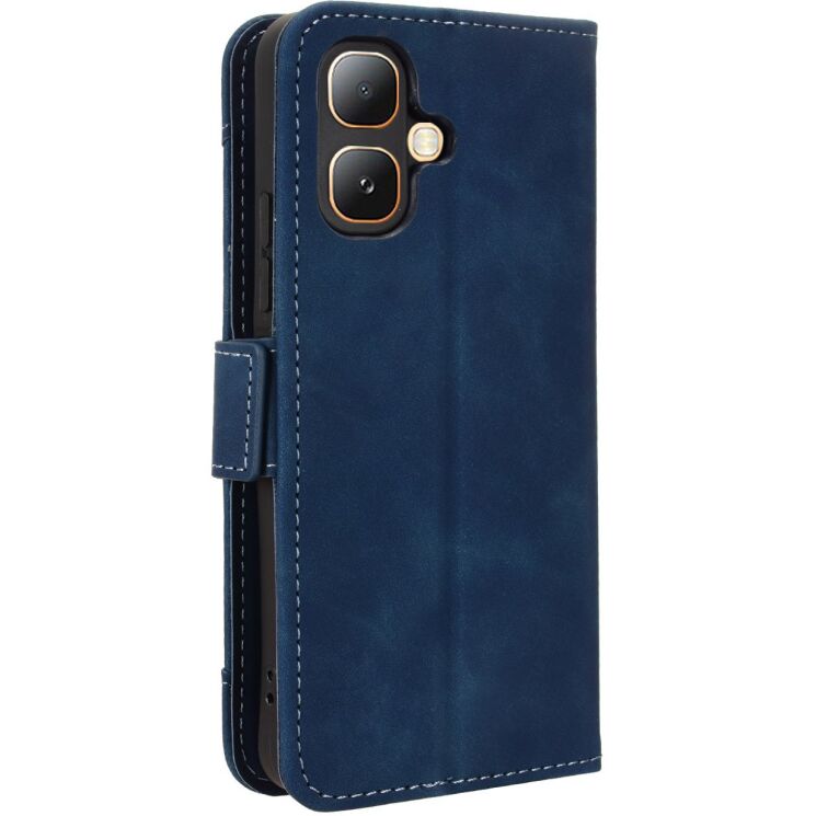 Чехол-книжка с карманами Deexe Wallet Stand для Infinix Smart 20 - Blue (411201L) Чехол-книжка с карманами Deexe Wallet Stand для Infinix Smart 20 - Blue: фото 6 из 15
