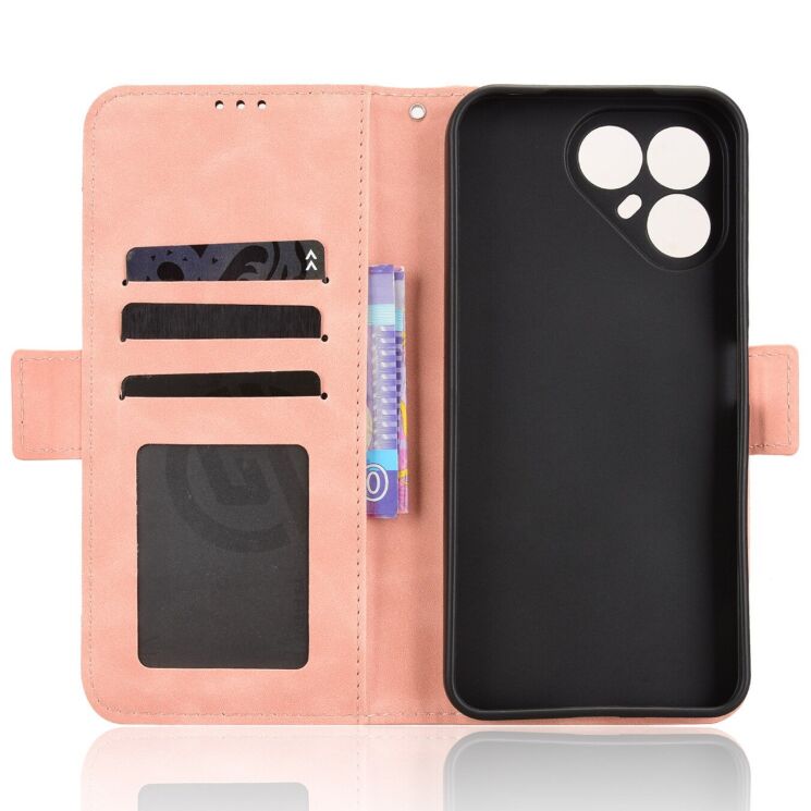 Чехол-книжка с карманами Deexe Wallet Stand для TECNO Pova 8 - Pink (432304P) Чехол-книжка с карманами Deexe Wallet Stand для TECNO Pova 8 - Pink: фото 4 из 17