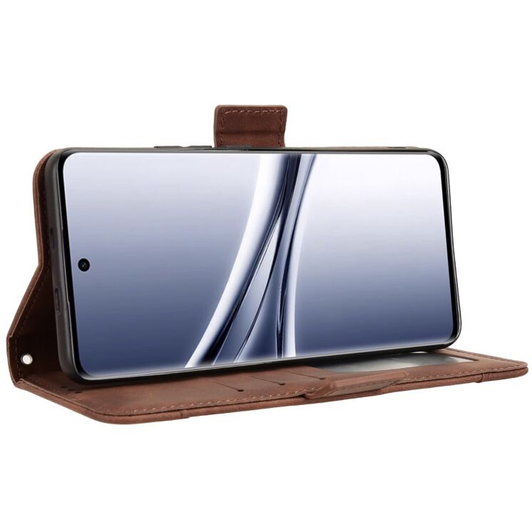 Чохол-книжка з кишеньками Deexe Wallet Stand для Xiaomi Redmi Note 15 (4G/5G) / Poco M8 5G - Brown: фото 6 з 17