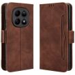 Чохол-книжка з кишеньками Deexe Wallet Stand для Xiaomi Redmi Note 15 (4G/5G) / Poco M8 5G - Brown (404611Z)