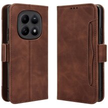 Чохол-книжка з кишеньками Deexe Wallet Stand для Xiaomi Redmi Note 15 (4G/5G) / Poco M8 5G - Brown: фото 1 з 17