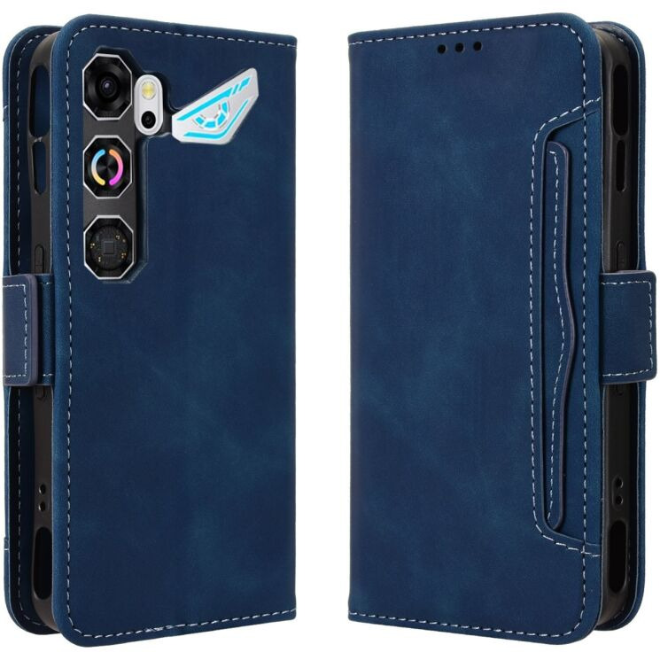 Чехол-книжка с карманами Deexe Wallet Stand для ZTE Nubia Neo 5 GT - Blue (432002L) Чехол-книжка с карманами Deexe Wallet Stand для ZTE Nubia Neo 5 GT - Blue: фото 1 из 16