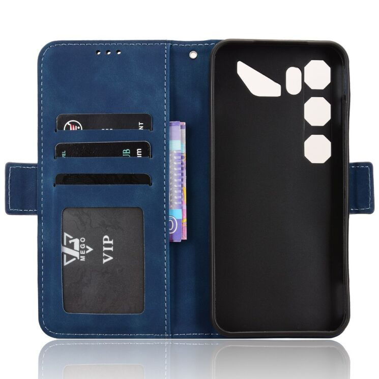 Чехол-книжка с карманами Deexe Wallet Stand для ZTE Nubia Neo 5 GT - Blue (432002L) Чехол-книжка с карманами Deexe Wallet Stand для ZTE Nubia Neo 5 GT - Blue: фото 4 из 16