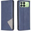 Чохол-книжка з кишеньками UniCase Geometric Pattern для Xiaomi Poco F8 Pro - Blue (403564L)
