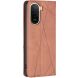 Чохол-книжка з кишеньками UniCase Geometric Pattern для Xiaomi Redmi A7 Pro - Brown (409700Z). Фото 3 з 10