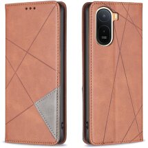 Чохол-книжка з кишеньками UniCase Geometric Pattern для Xiaomi Redmi A7 Pro - Brown: фото 1 з 10