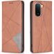 Чохол-книжка з кишеньками UniCase Geometric Pattern для Xiaomi Redmi A7 Pro - Brown (409700Z). Фото 1 з 10