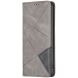 Чехол-книжка с карманами UniCase Geometric Pattern для Xiaomi Redmi Note 15 (4G/5G) / Poco M8 - Grey (404636H). Фото 2 из 10
