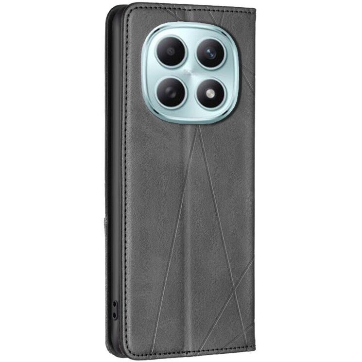 Чохол-книжка з кишеньками UniCase Geometric Pattern для Xiaomi Redmi Note 15 Pro - Black: фото 3 з 10