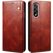Чохол-книжка з кишеньками UniCase Leather Wallet для OnePlus Nord 5 / Ace 5 Ultra - Brown: фото 1 з 8