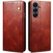 Чехол-книжка с карманами UniCase Leather Wallet для Samsung Galaxy A37 (A376) - Brown (406060Z)