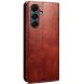 Чехол-книжка с карманами UniCase Leather Wallet для Samsung Galaxy A37 (A376) - Brown (406060Z). Фото 6 из 8