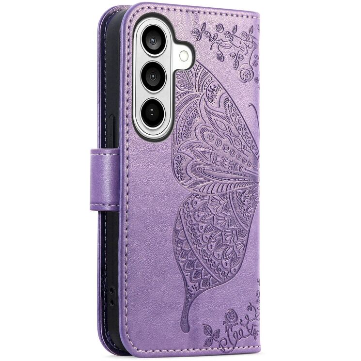 Чохол-книжка з малюнком UniCase Butterfly Pattern для Samsung Galaxy A57 (A576) - Light Purple: фото 7 з 10