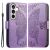 Чехол-книжка с рисунком UniCase Butterfly Pattern для Samsung Galaxy A57 (A576) - Light Purple: фото 1 из 10