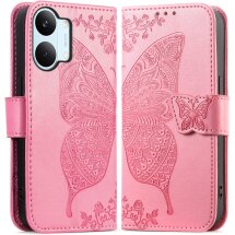Чехол-книжка с рисунком UniCase Butterfly Pattern для Xiaomi Poco X8 Pro Max - Pink: фото 1 из 10