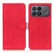 Чехол-книжка с застежкой KHAZNEH Retro Wallet для Xiaomi Poco F9 Ultra - Red (430135R). Фото 1 из 9