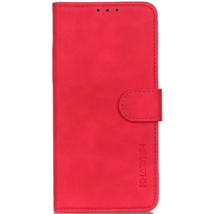 Чехол-книжка с застежкой KHAZNEH Retro Wallet для Xiaomi Redmi Note 15 5G / Poco M8 5G - Red: фото 4 из 8