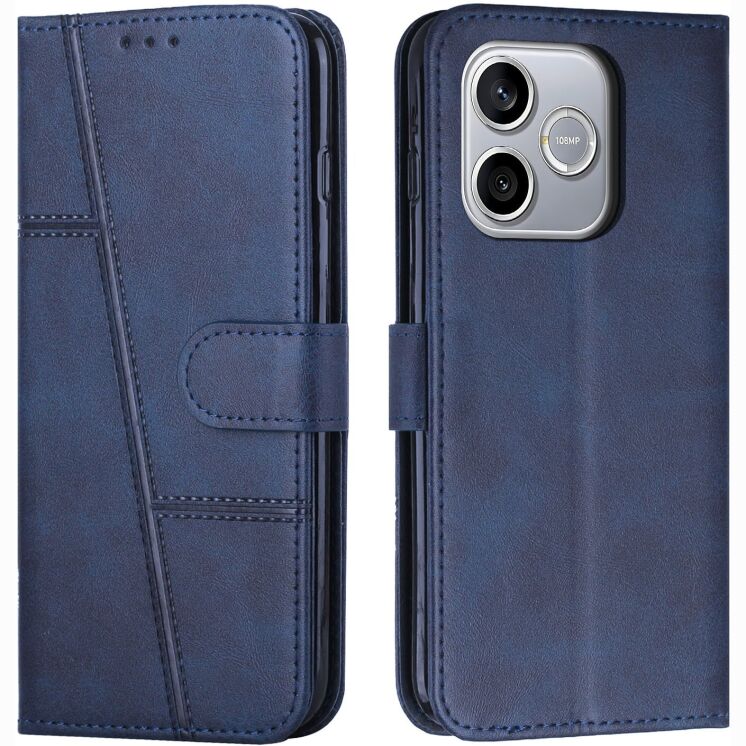 Чехол-книжка с застежкой UniCase Jet Cover для Honor 600 Lite - Blue: фото 1 из 10