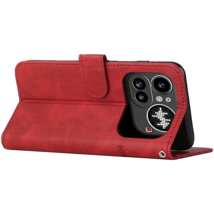 Чехол-книжка с застежкой UniCase Jet Cover для Nothing Phone (4a) Pro - Red: фото 2 из 11