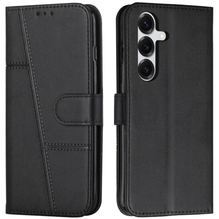 Чехол-книжка с застежкой UniCase Jet Cover для Samsung Galaxy S26 Plus - Black: фото 1 из 10