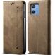 Чохол-книжка UniCase Jeans Wallet для Motorola G55 - Khaki (366101K). Фото 1 з 6