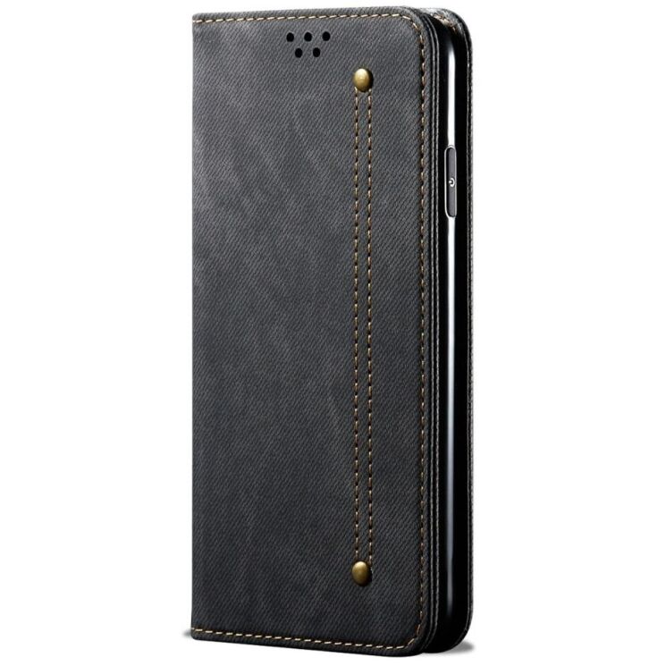 Чохол-книжка UniCase Jeans Wallet для Motorola Moto G75 - Black: фото 4 з 6