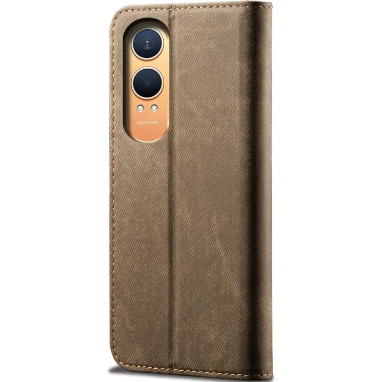 Чехол-книжка UniCase Jeans Wallet для OnePlus Nord CE 4 Lite - Khaki: фото 6 из 6