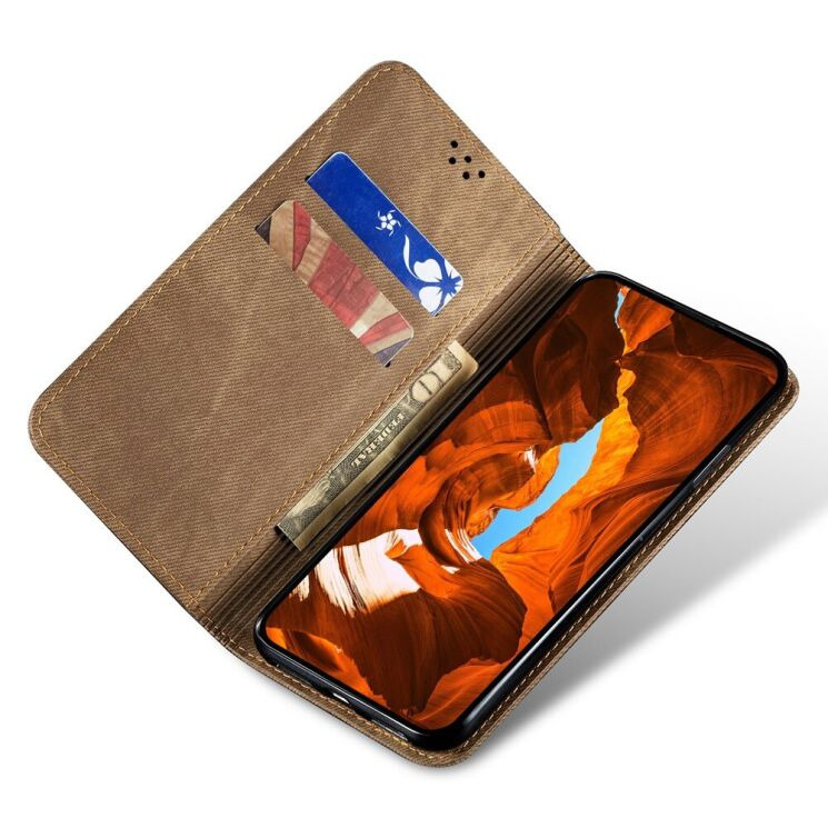Чохол-книжка UniCase Jeans Wallet для Samsung Galaxy A07 (A075) - Khaki: фото 2 з 7