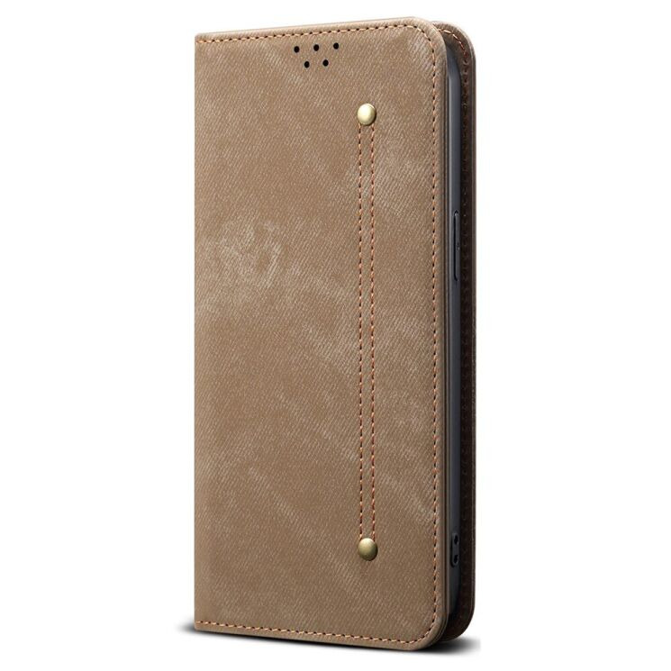 Чохол-книжка UniCase Jeans Wallet для Samsung Galaxy A07 (A075) - Khaki: фото 5 з 7