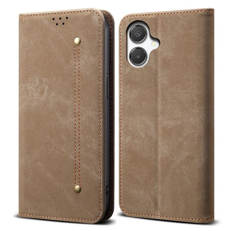 Чохол-книжка UniCase Jeans Wallet для Samsung Galaxy A07 (A075) - Khaki: фото 1 з 7