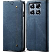 Чехол-книжка UniCase Jeans Wallet для Xiaomi 14T Pro - Blue: фото 1 из 6