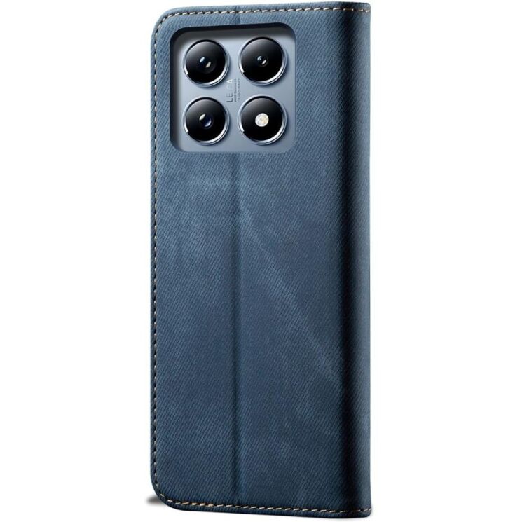 Чехол-книжка UniCase Jeans Wallet для Xiaomi 14T Pro - Blue: фото 5 из 6