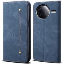 Чехол-книжка UniCase Jeans Wallet для Xiaomi Poco F7 Pro - Blue: фото 1 из 7
