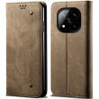 Чехол-книжка UniCase Jeans Wallet для Xiaomi Redmi Note 14 Pro Plus - Khaki (373226K)