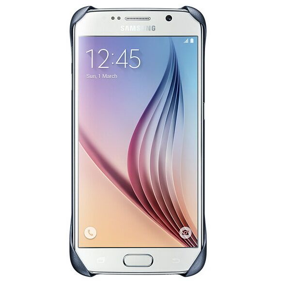 Чехол-накладка Protective Cover для Samsung S6 (G920) EF-YG920BBEGRU - Black: фото 2 из 9