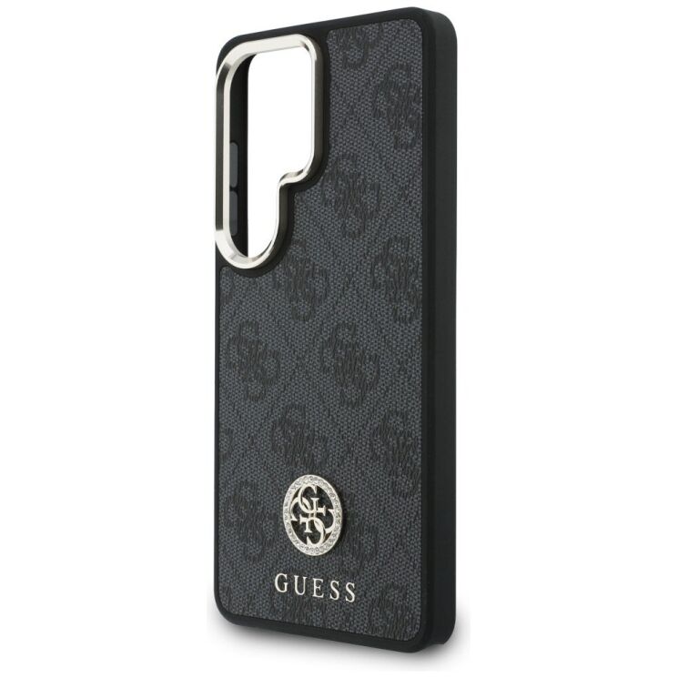 Чехол с ремешком Guess 4G Big Rhinestone Triangle Strap MagSafe для Samsung Galaxy S26 Ultra (S948) GUHMS26LP4G4DCSK - Black: фото 6 из 7