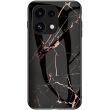 Чохол з малюнком Deexe Gradient Pattern для OPPO Reno 16 F - Gold / Black (413406BF)