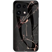 Чехол с рисунком Deexe Gradient Pattern для OPPO Reno 16 F - Gold / Black: фото 1 из 8