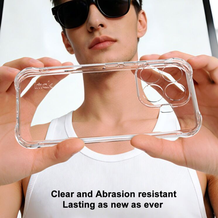 Чохол з посиленими кутами IMAK Airbag MAX Case для Xiaomi 17T - Transparent (408801T) Чохол з посиленими кутами IMAK Airbag MAX Case для Xiaomi 17T - Transparent: фото 4 з 9
