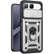 Чехол с защитой камеры Deexe Armor Shield для Infinix Hot 60i - Silver (386826S)