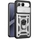 Чехол с защитой камеры Deexe Armor Shield для Infinix Hot 60i - Silver (386826S). Фото 1 из 9