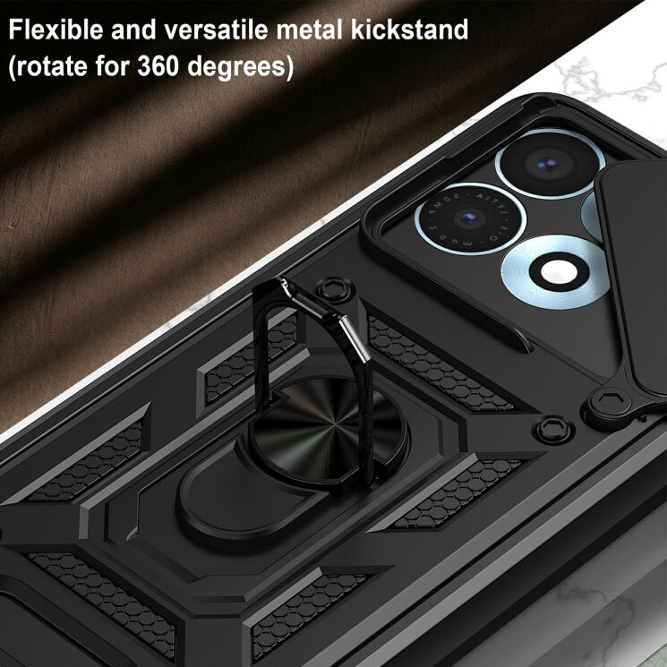 Чехол с защитой камеры Deexe Armor Shield для Motorola Edge 70 Max - Black (435526B) Чехол с защитой камеры Deexe Armor Shield для Motorola Edge 70 Max - Black: фото 7 из 9
