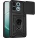 Чехол с защитой камеры Deexe Armor Shield для Motorola Edge 70 Max - Black (435526B). Фото 1 из 9
