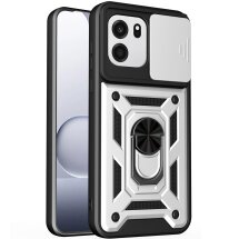 Чехол с защитой камеры Deexe Armor Shield для OnePlus Nord CE6 - Silver: фото 1 из 9