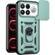 Чохол із захистом камери Deexe Armor Shield для Xiaomi Poco F9 Ultra - Green (430129G). Фото 1 з 9