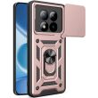 Чехол с защитой камеры Deexe Armor Shield для Xiaomi Redmi Note 15 Pro Plus / Poco M8 Pro 5G - Rose Gold (404721RG)