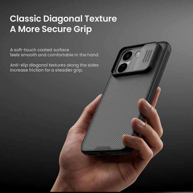 Чехол со шторкой для камеры NILLKIN CamShield Pro для Xiaomi Redmi Note 17 Pro Max - Transparent Black (430521TB) Чехол со шторкой для камеры NILLKIN CamShield Pro для Xiaomi Redmi Note 17 Pro Max - Transparent Black: фото 10 из 14