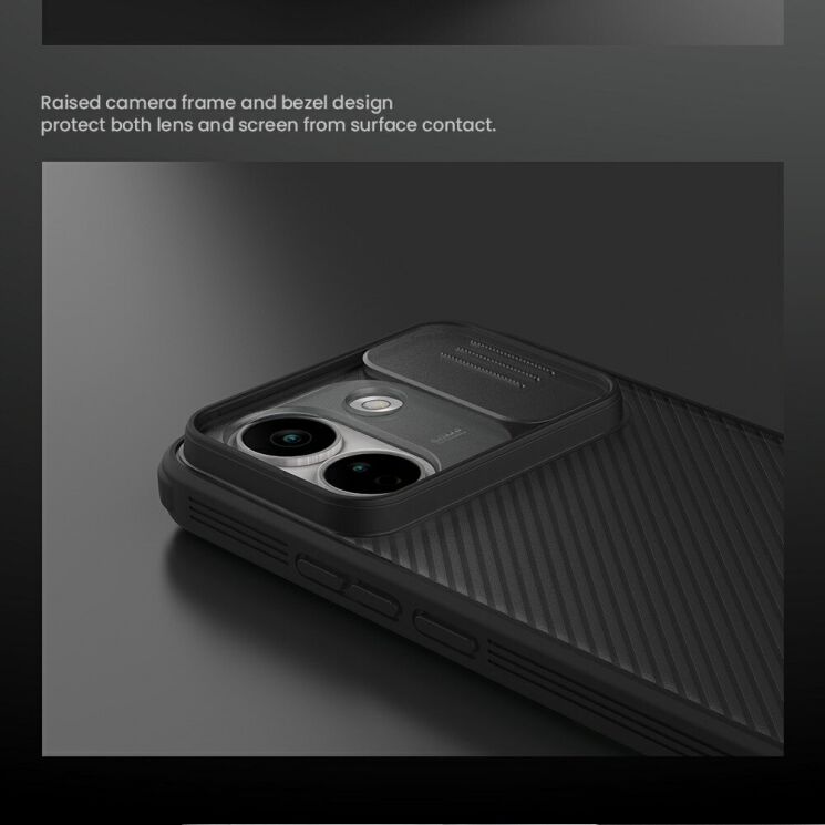 Чехол со шторкой для камеры NILLKIN CamShield Pro для Xiaomi Redmi Note 17 Pro Max - Transparent Black (430521TB) Чехол со шторкой для камеры NILLKIN CamShield Pro для Xiaomi Redmi Note 17 Pro Max - Transparent Black: фото 9 из 14